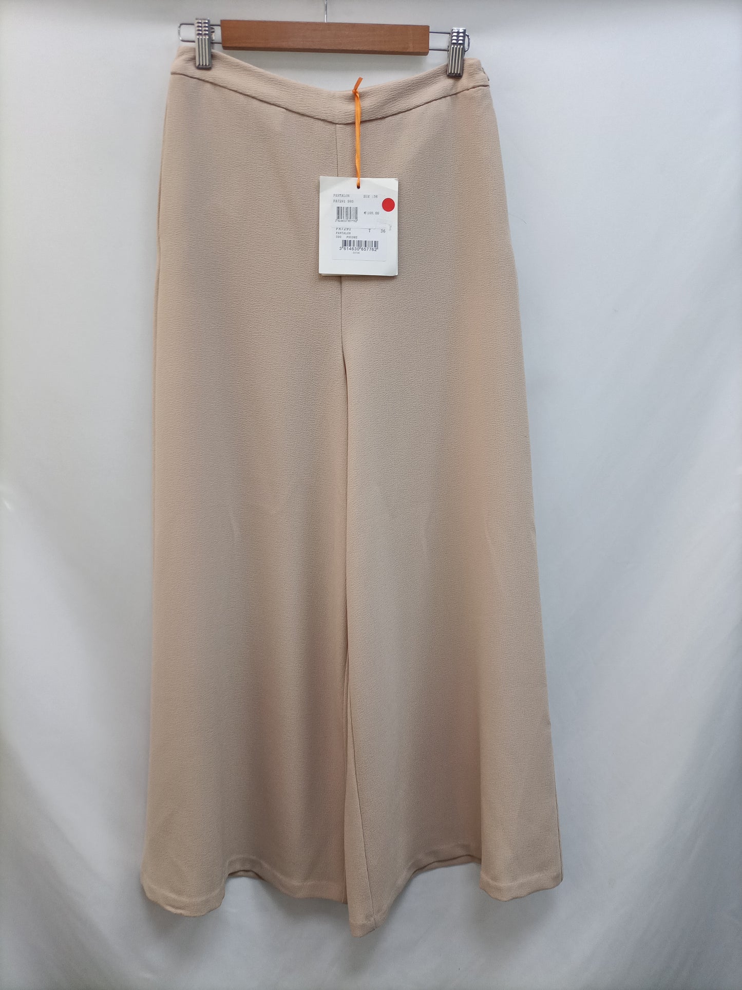 LA FEÉ MARABOUTÉE. Beige palazzo pants T.36