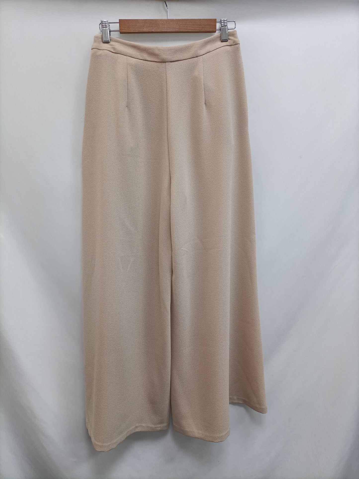 LA FEÉ MARABOUTÉE. Beige palazzo pants T.36
