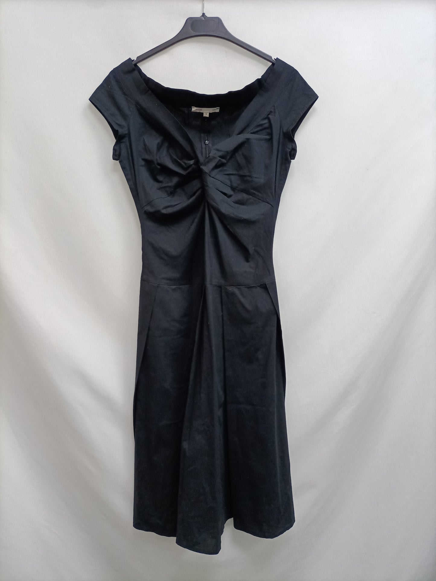 MAJE. Black Ts midi dress