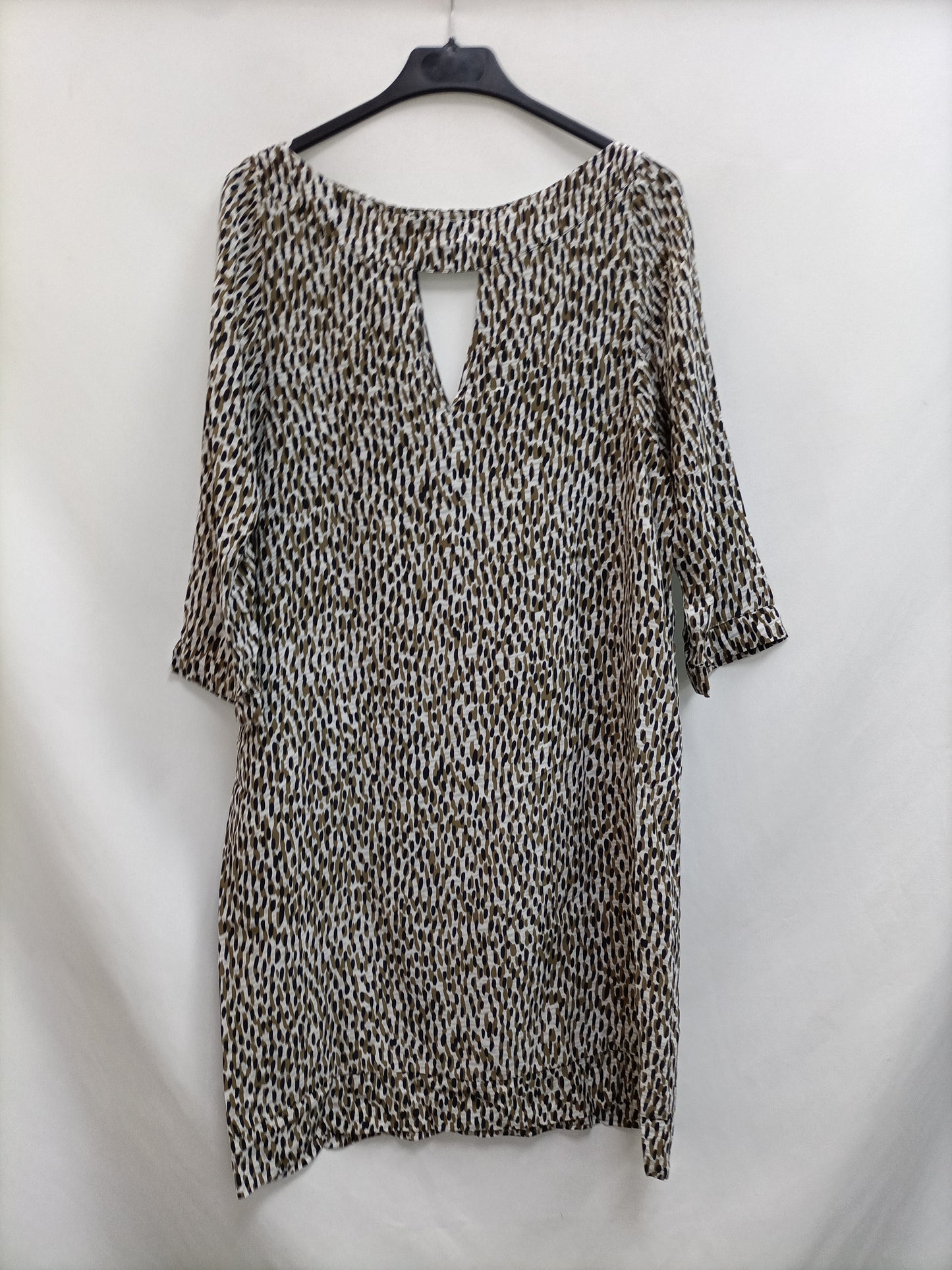 JALEO. Vestido corto estampado T.s