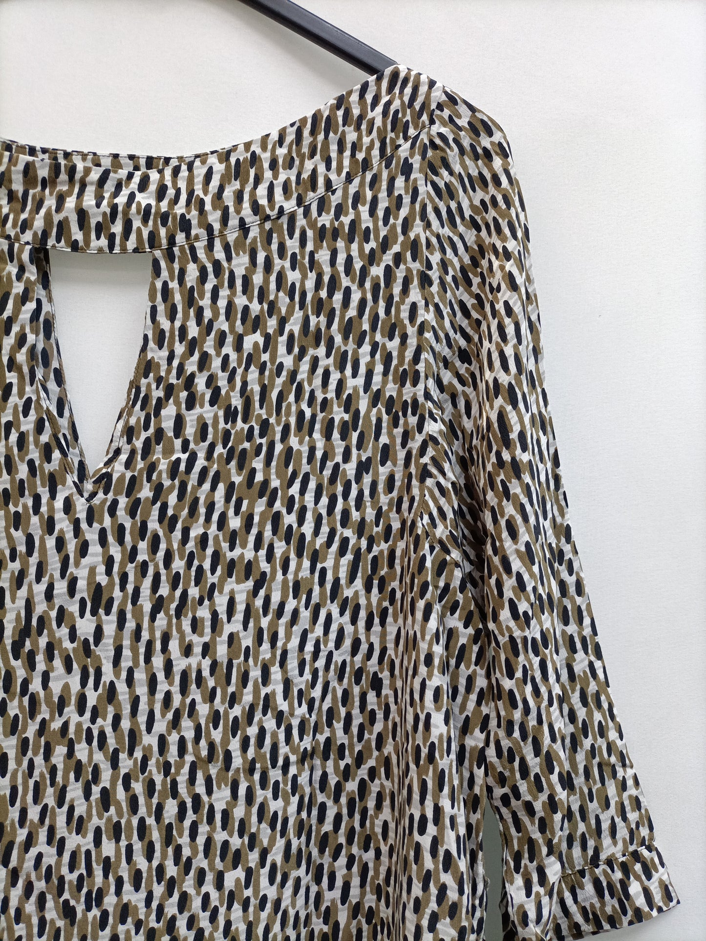 JALEO. Vestido corto estampado T.s