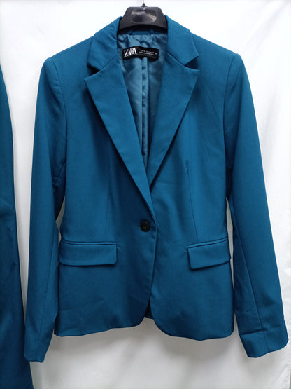 ZARA. Total look azul T.38