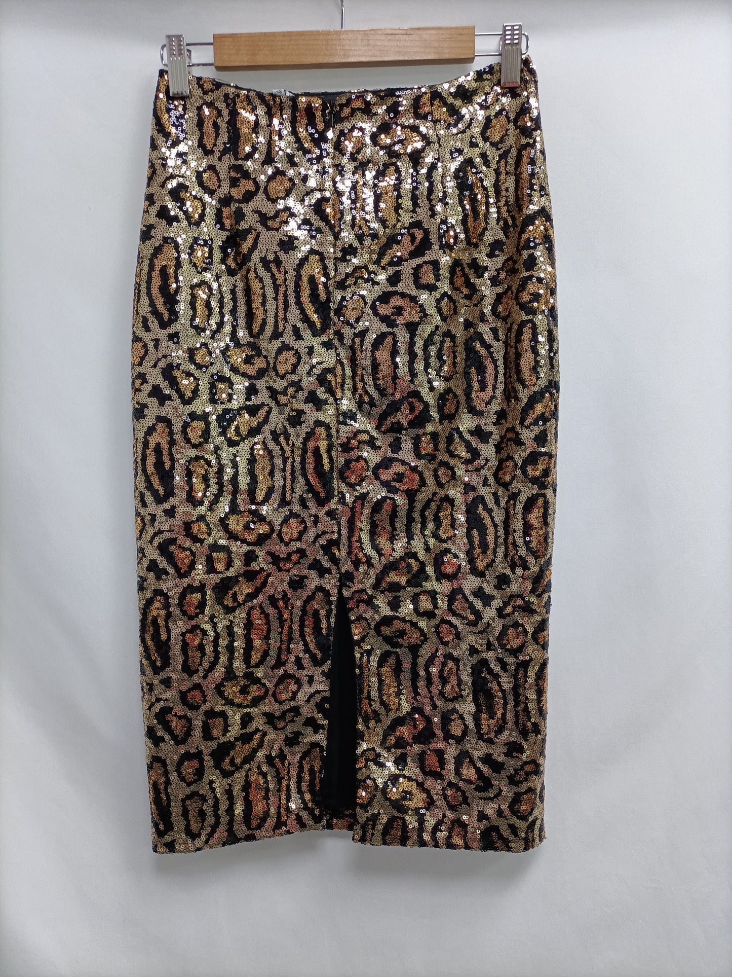 GOLDEN LIVE.TS sequin skirt