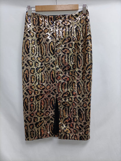 GOLDEN LIVE.TS sequin skirt