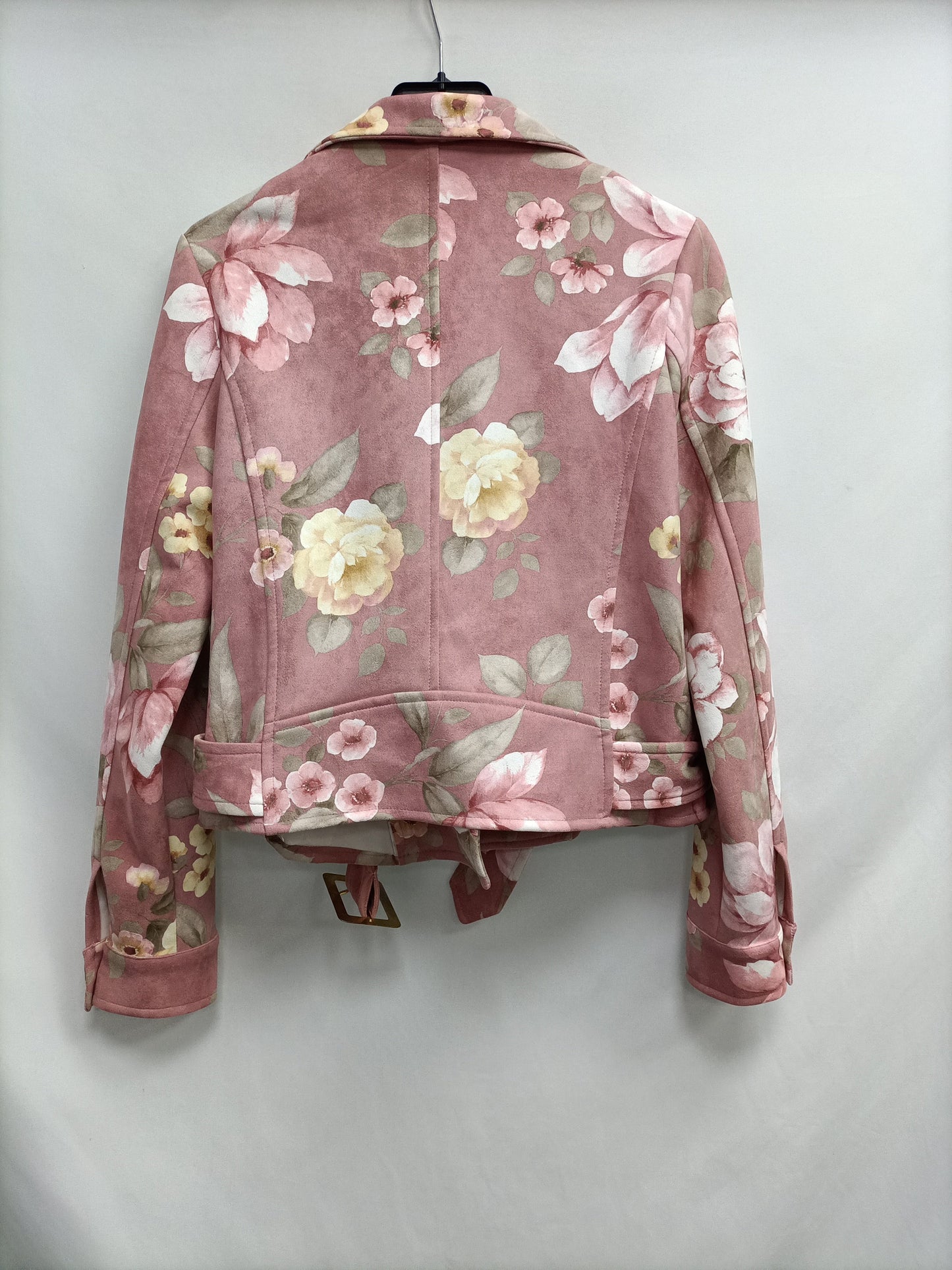 ALMATRICHI.Biker pink flowers TS