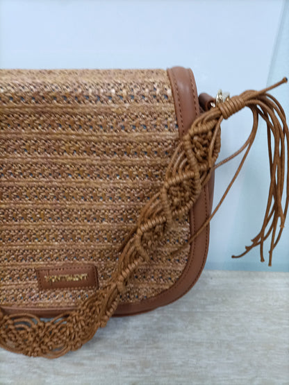 MONTSAINT.Bolso polipiel camel