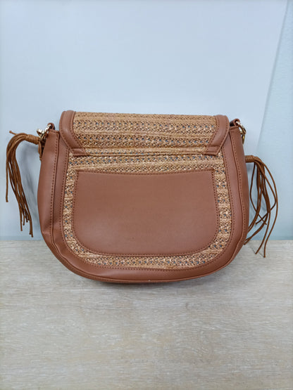 MONTSAINT.Bolso polipiel camel