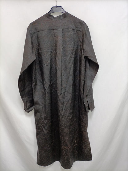 OTRAS.Kimono/vestido marrón Tu(s/m)