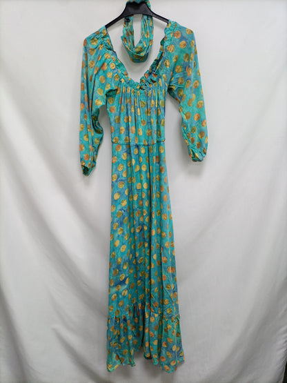 KARMA FLOW. Vestido estampado lunares T.u(m/l)