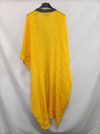 DASSIOS MYKONOS. kimono amarillo largo T.u