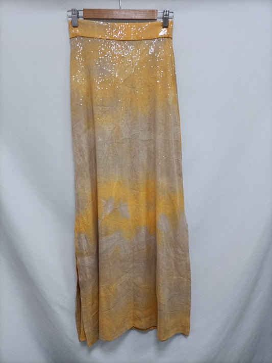 GEMA SACH. Falda larga lentejuelas T.34/36