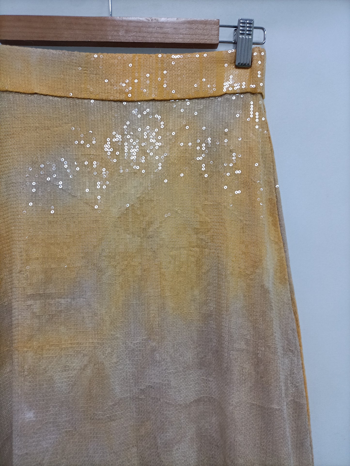 GEMA SACH. Falda larga lentejuelas T.34/36