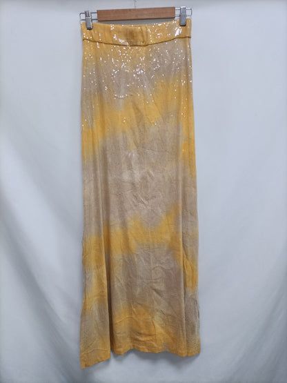GEMA SACH. Falda larga lentejuelas T.34/36