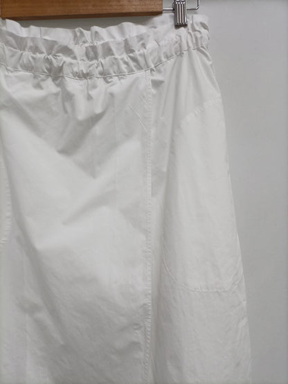 SOFIE D'HOORE. Falda midi blanca T.36