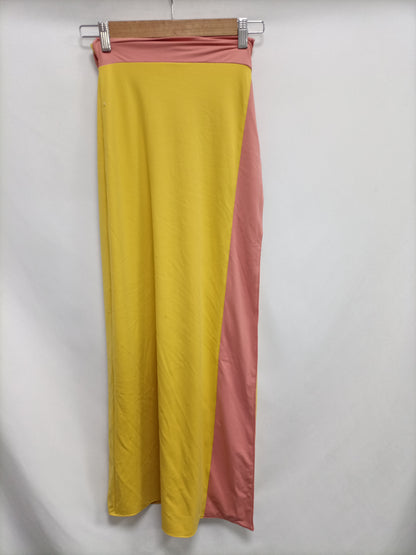 LAURA VECINO. Falda pareo bicolor T.m (TARA)