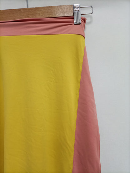 LAURA VECINO. Falda pareo bicolor T.m (TARA)