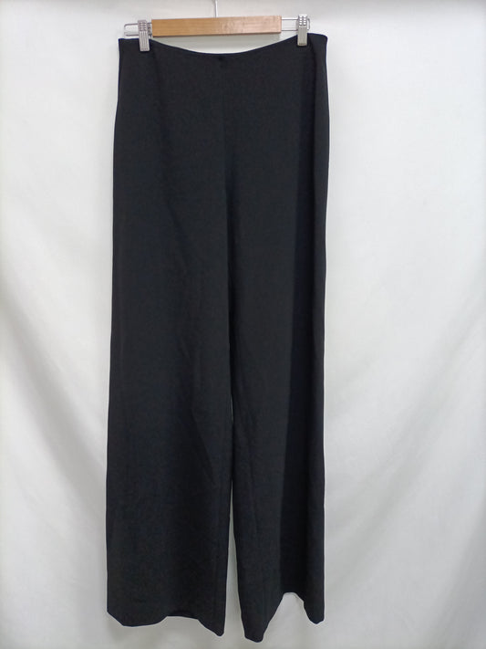 ROBERTO TORRETA. Black palazzo pants, size 40