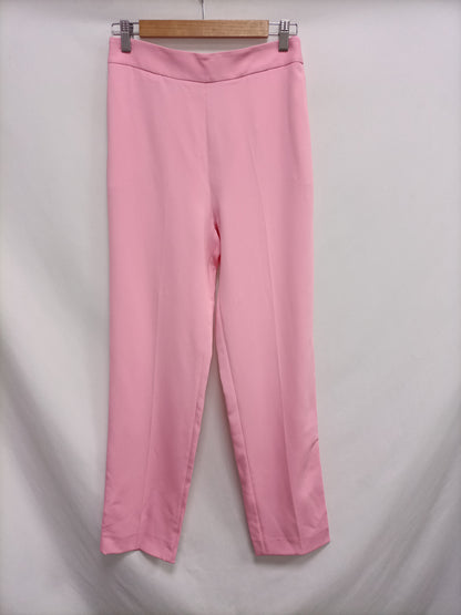 ROBERTO TORRETA. Straight-leg pink trousers S34