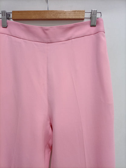 ROBERTO TORRETA. Straight-leg pink trousers S34