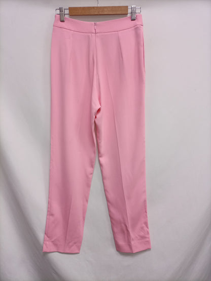 ROBERTO TORRETA. Straight-leg pink trousers S34