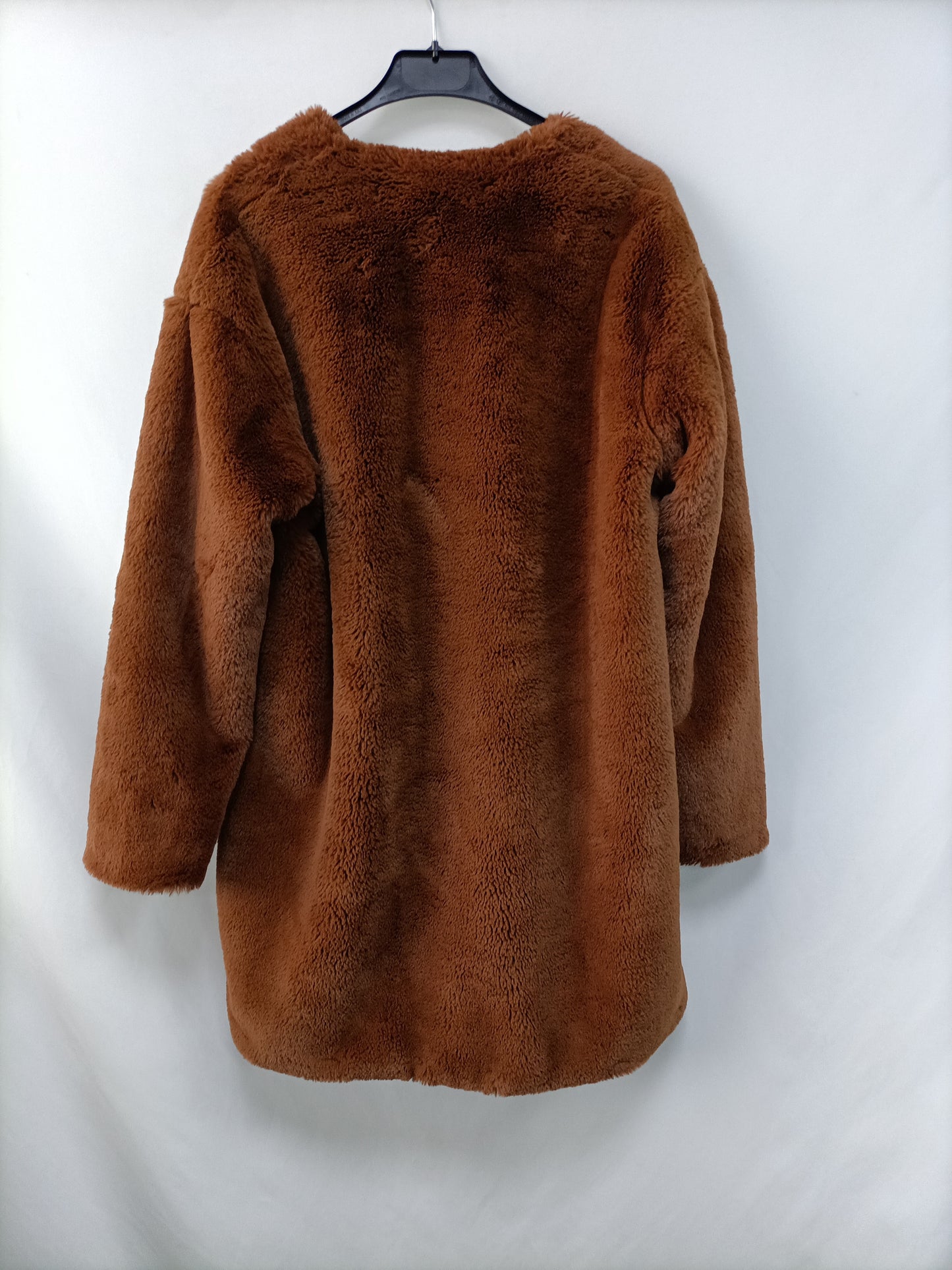 PULL&BEAR. Abrigo camel pelo  T.m