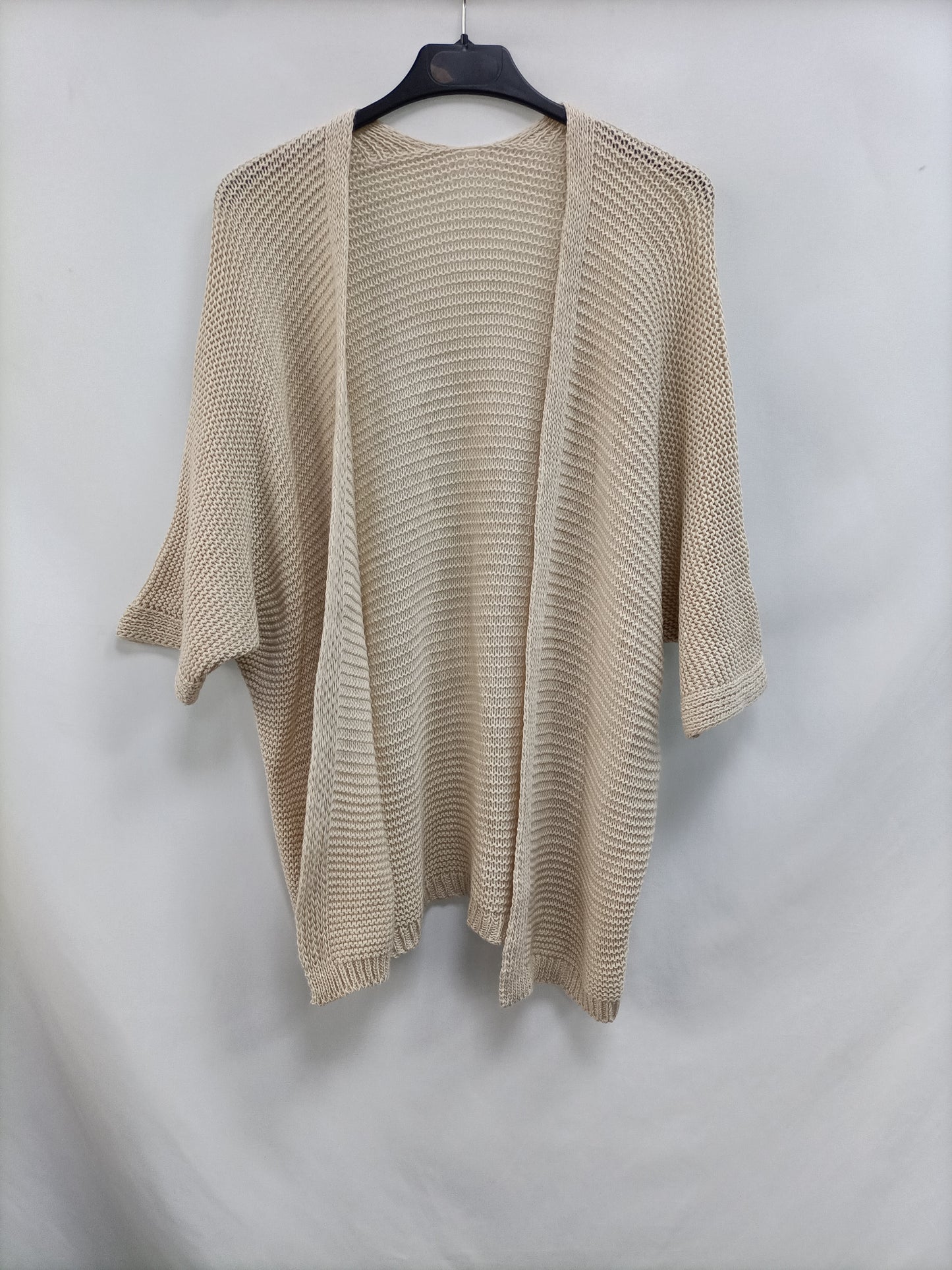 OTRAS. Cárdigan beige fino T.u(m)
