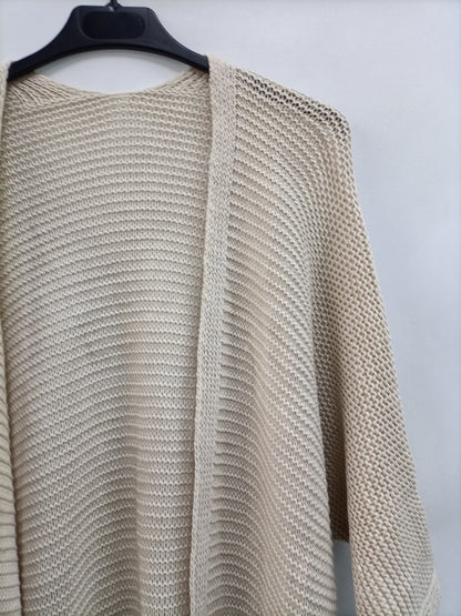 OTRAS. Cárdigan beige fino T.u(m)