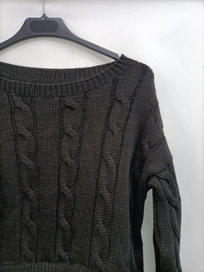 OTRAS. Jersey negro con camisa Tu(s)