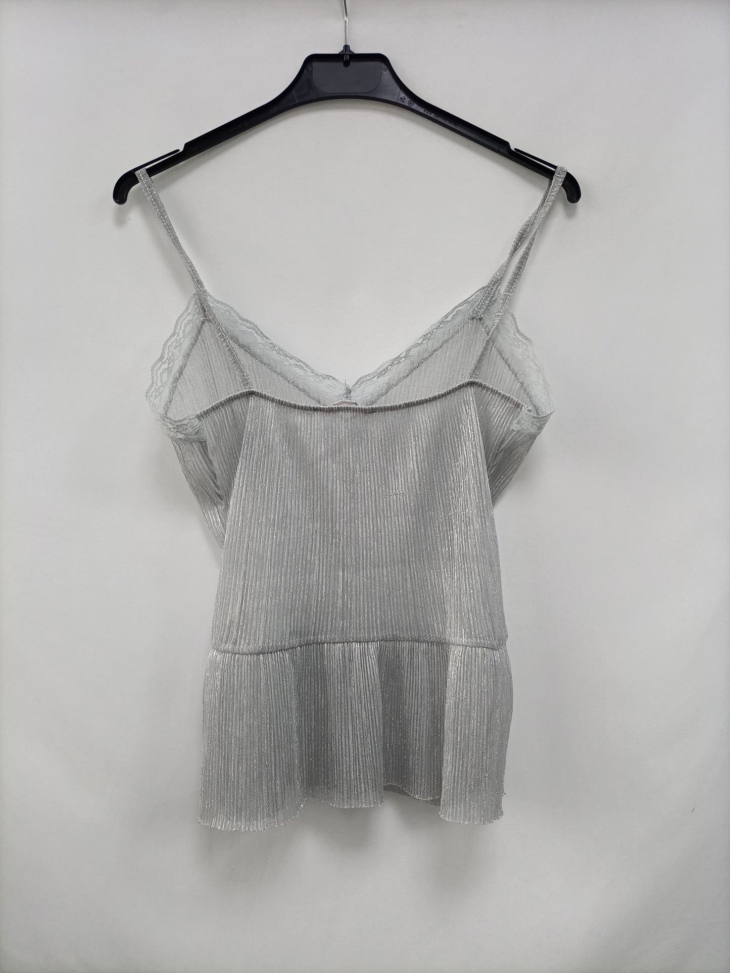 OTRAS.Top lencero plateado T.XS/S