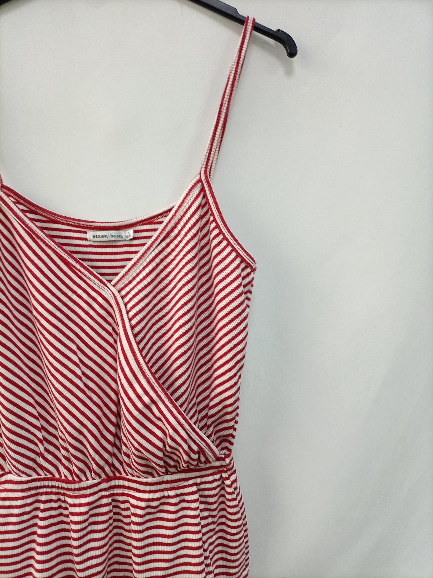 BERSHKA.Mono corto rayas  punto. T.S