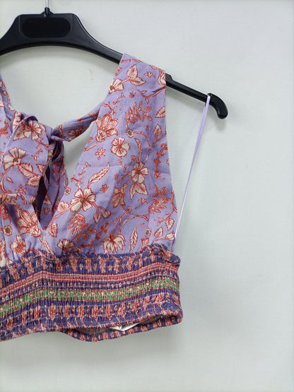 PULL&BEAR.Croptop espalda descubierta T.S