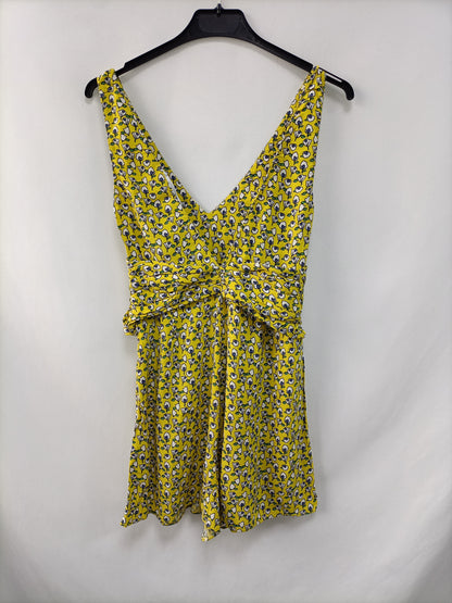 ZARA.Mono corto amarillo T.S
