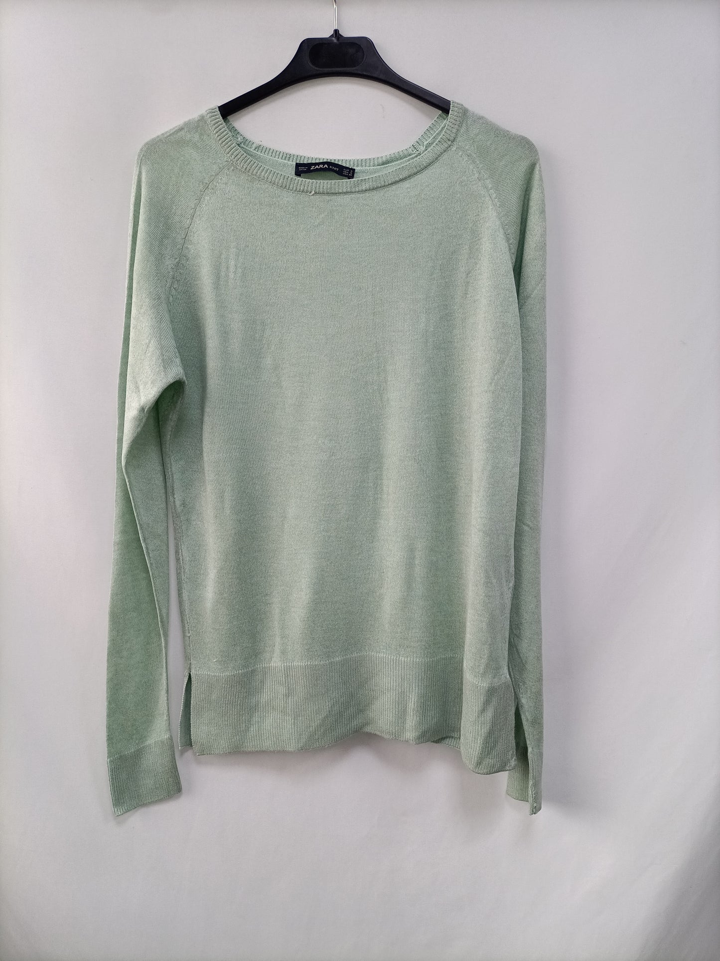 ZARA.Jersey verde agua T.S