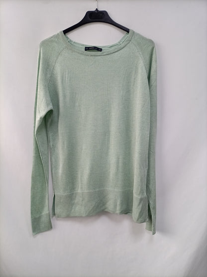 ZARA.Jersey verde agua T.S