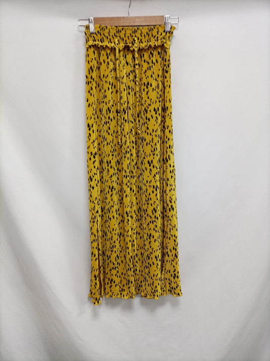 ZARA.Wide pleated trousers S.XS