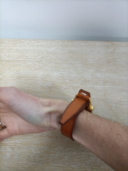 CXC. Pulsera cuero hebilla