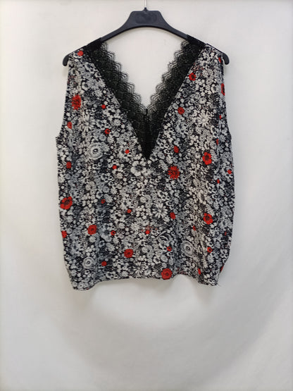 ZADIG&VOLTAIRE. Top lencero flores T.xs
