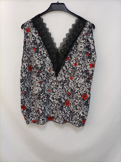 ZADIG&VOLTAIRE. Top lencero flores T.xs