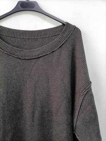 OTRAS. Jersey gris canalé T.u(s/m)
