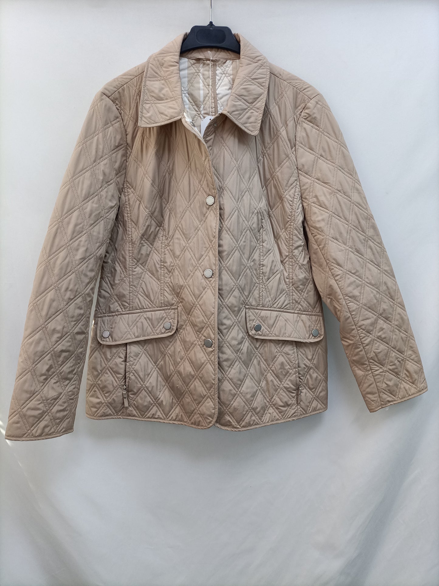 BLACK LABEL. Chaqueta beige guateada T.u(l)
