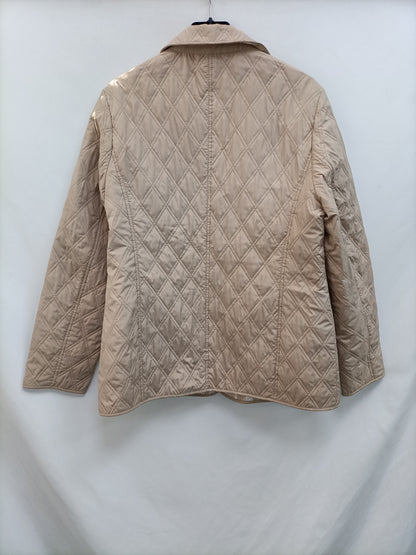 BLACK LABEL. Chaqueta beige guateada T.u(l)