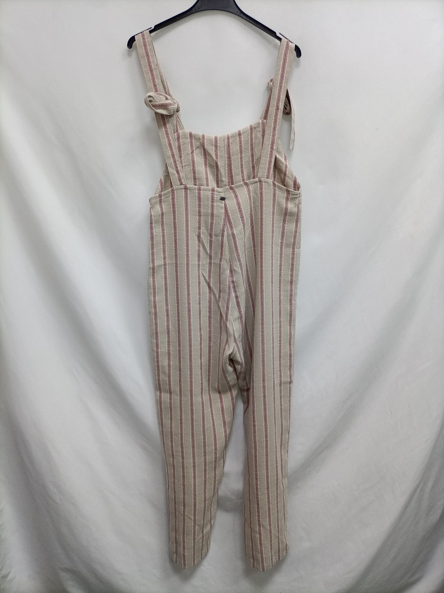 PULL&amp;BEAR. Flowing Ts striped dungarees