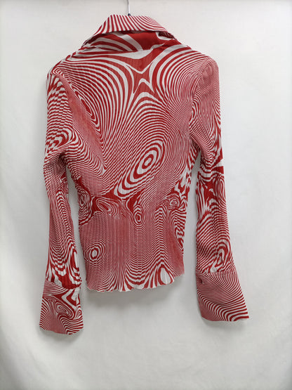 ANA MIRAT. Blusa plisada T.u(s/m)