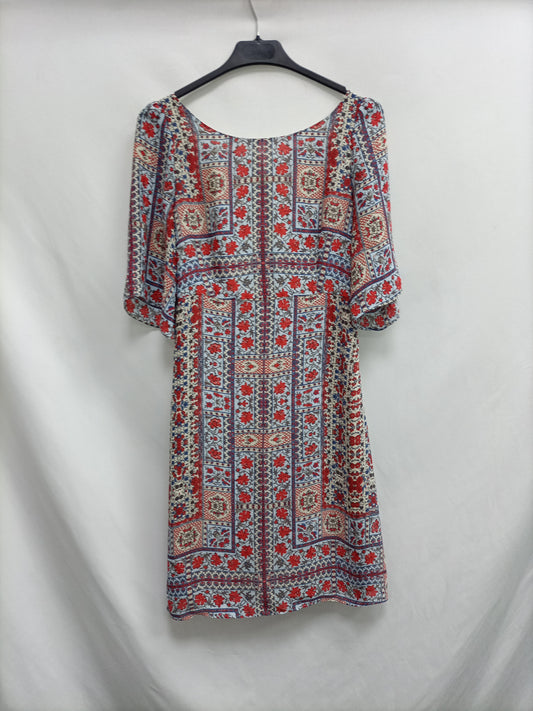TINTORETTO. Short printed dress size 36