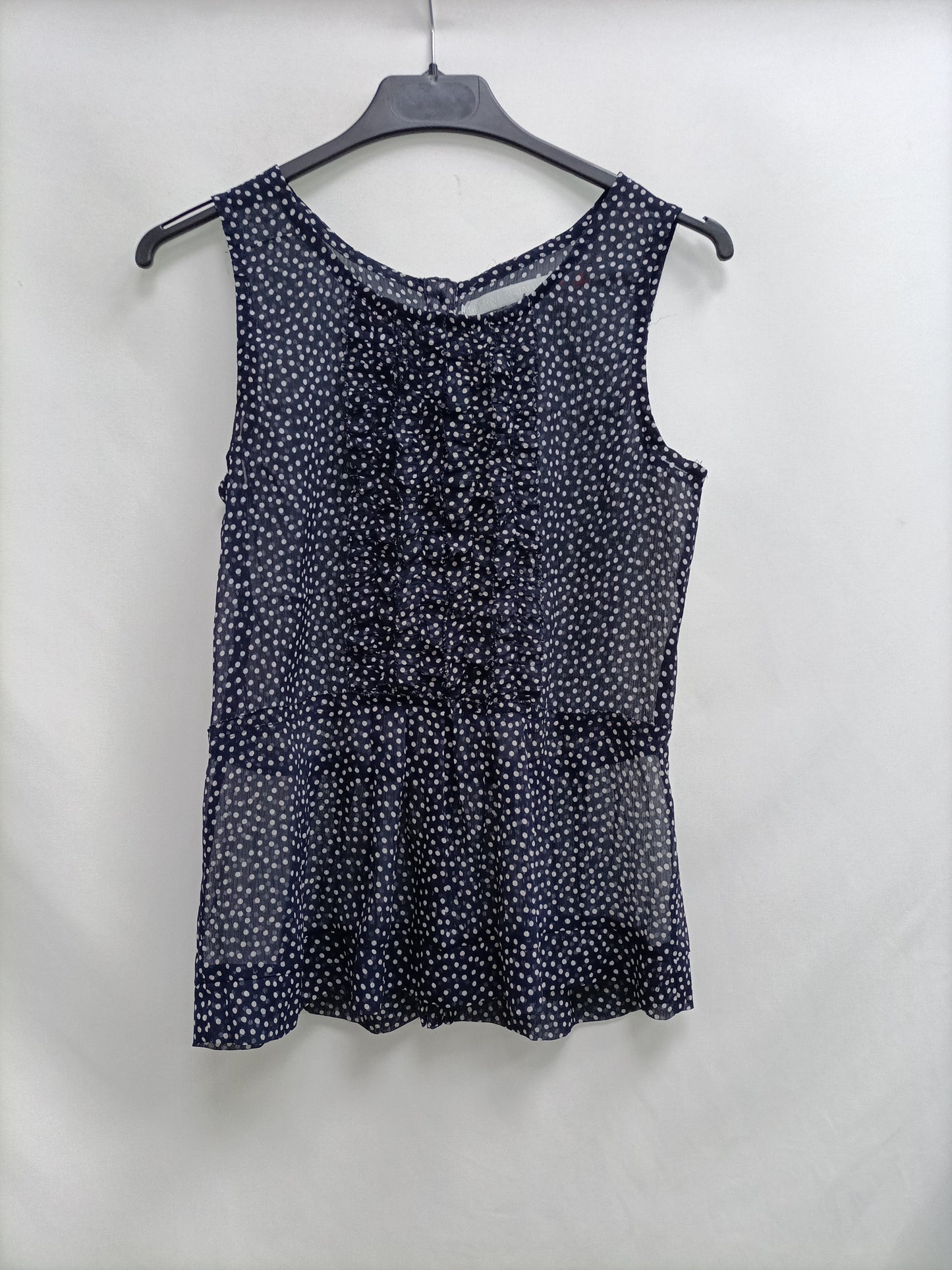 SFERA. Blue polka dot top TM