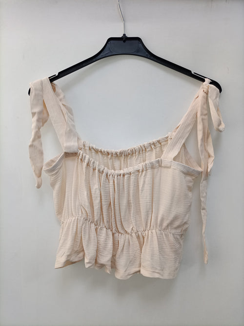 THE ARE. Croptop beige T.s/m