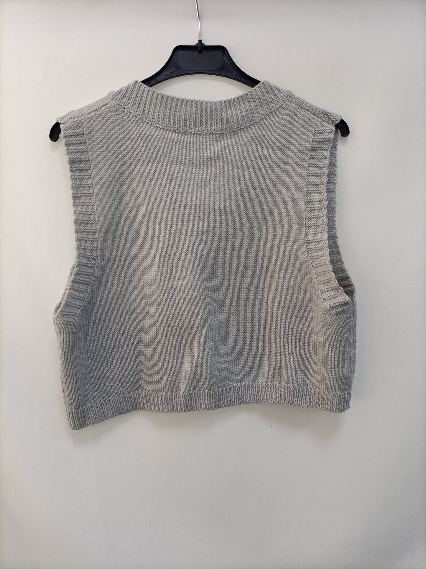GIRLPATCH. Top punto gris T.s