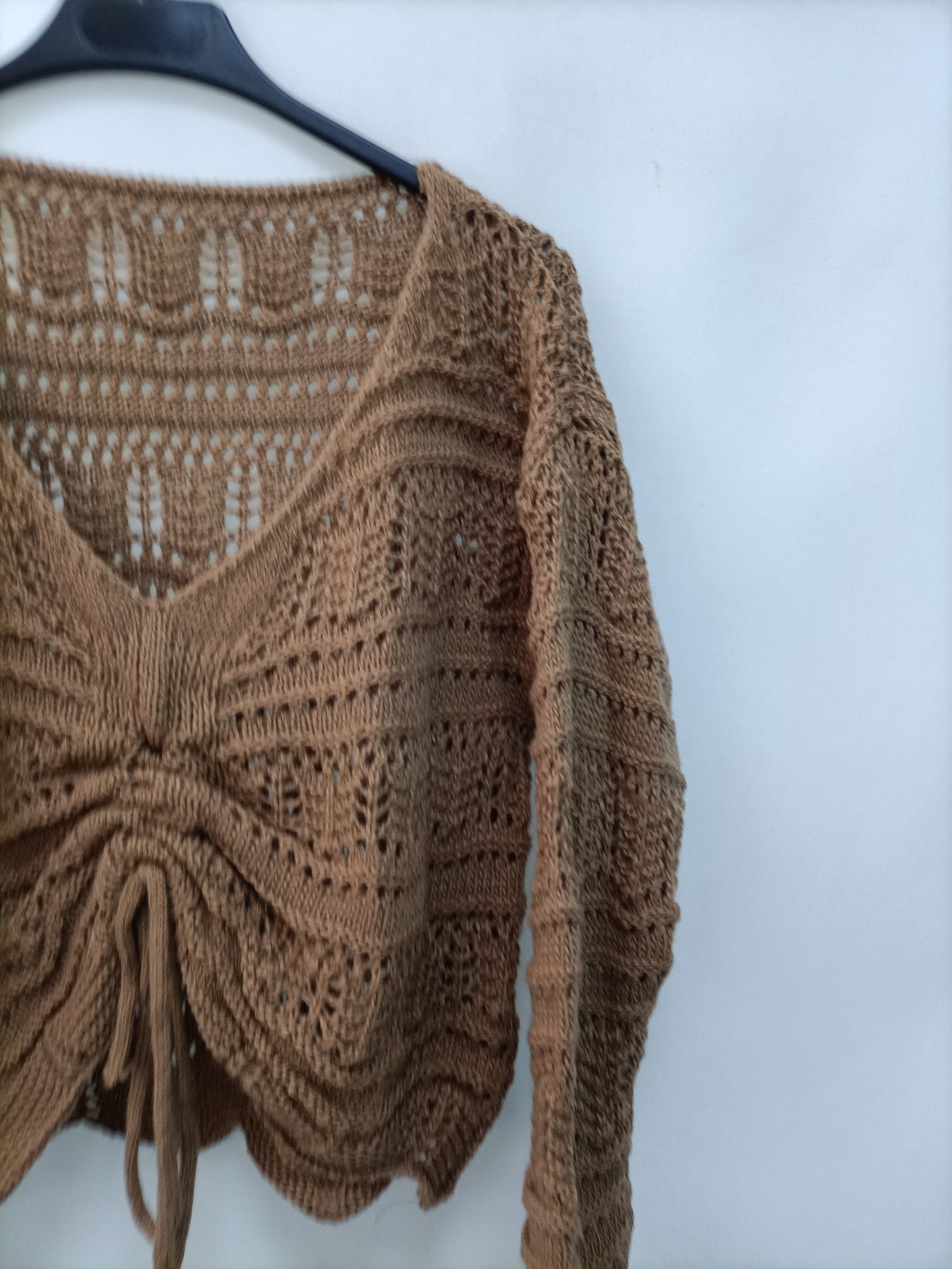 OTRAS. jersey camel fruncido T.u(s)