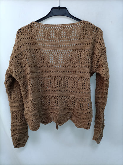 OTRAS. jersey camel fruncido T.u(s)