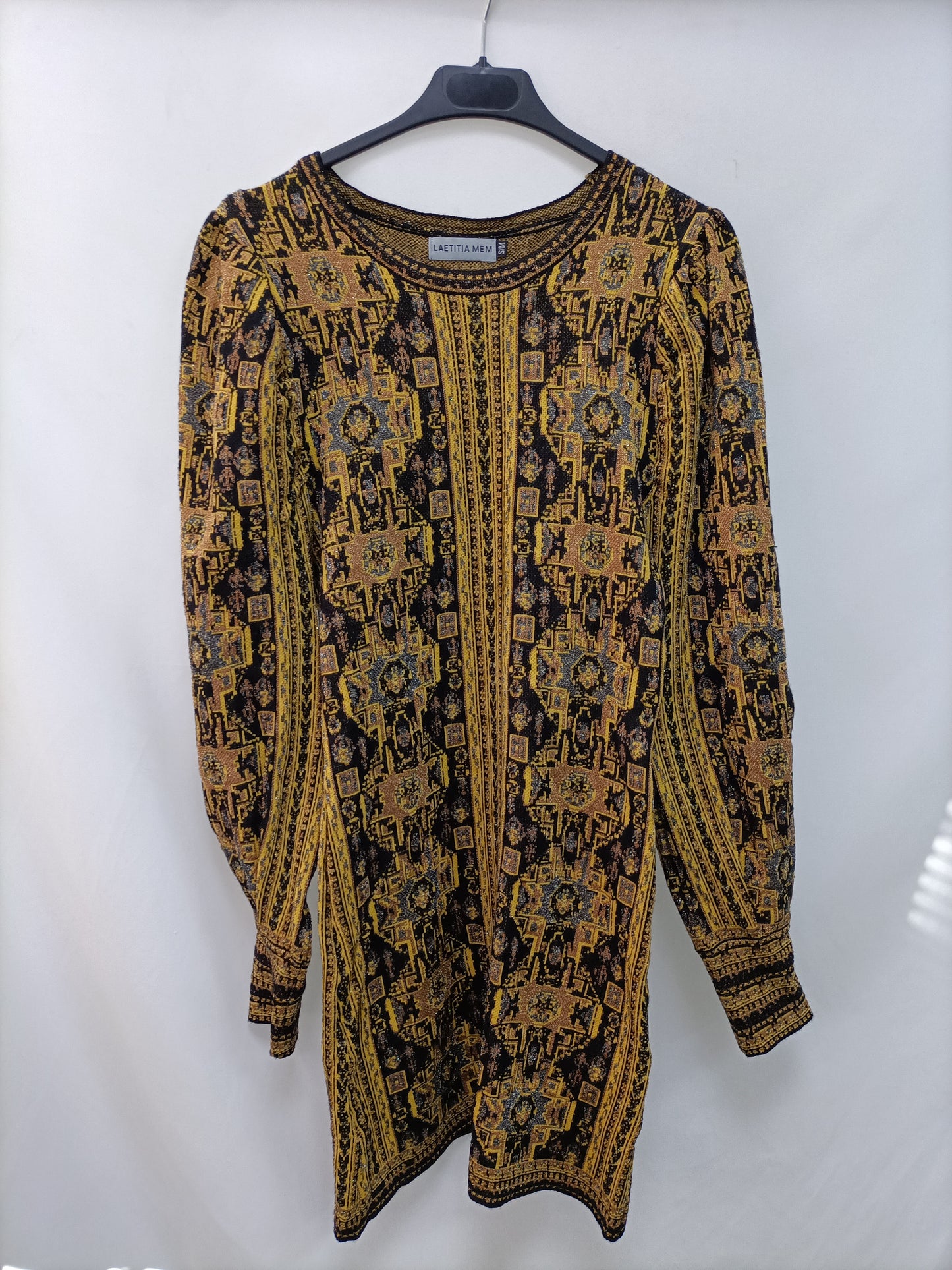 LAETITIA. Vestido punto estampado T.s/m